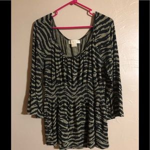 MUST BE BUNDLED 2+ items Michael Kors zebra top